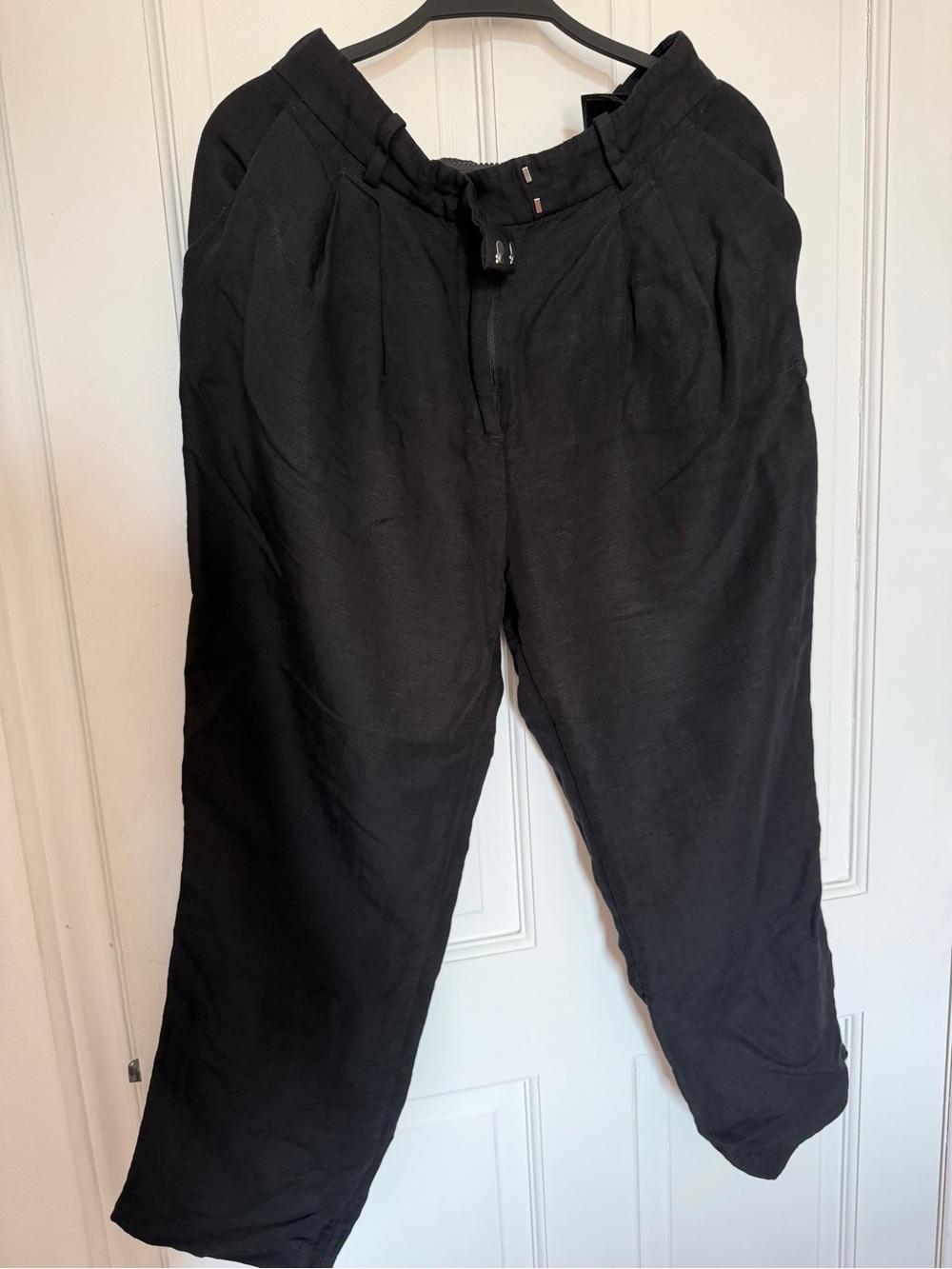 H&M Black Women's Linen blend pants